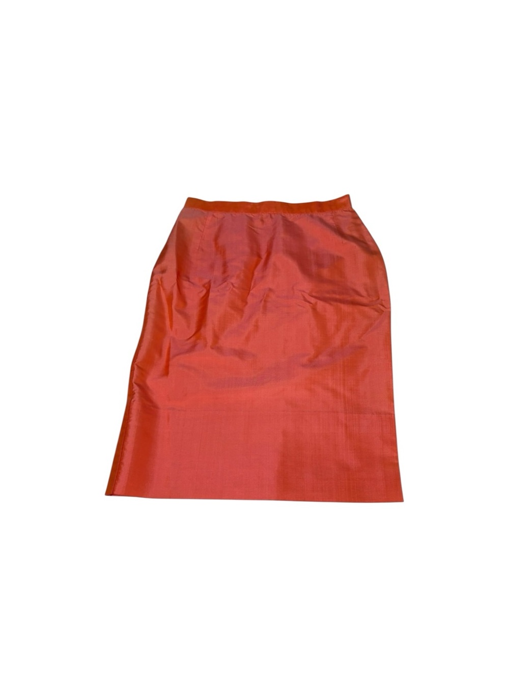 Vintage 90s Jolie Femme Silk Barbiecore Power Pink Pencil Midi Skirt Women’s S